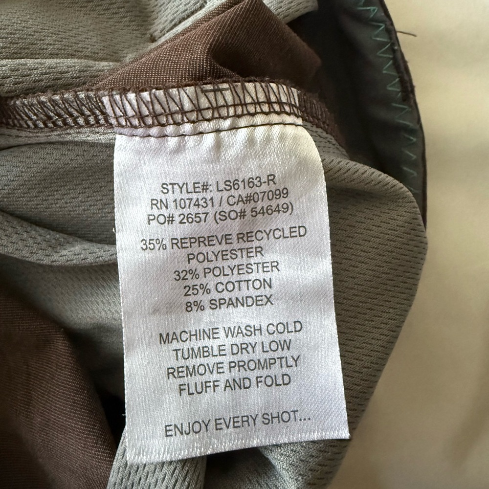 Linksoul Men's Dark Brown Golf Pants - Picture 4 of 5